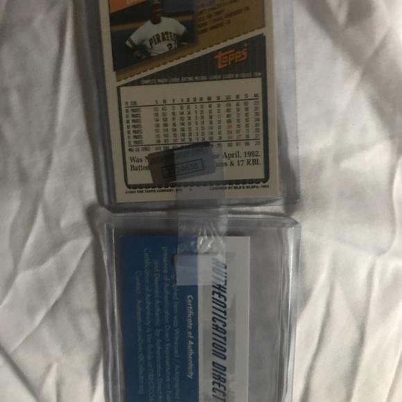 Barry Bonds Rare card Autographed - Picture 3 of 6